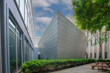 Rear view of the new ABB wing.