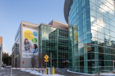 Side view of MDCL facing the main entrance.