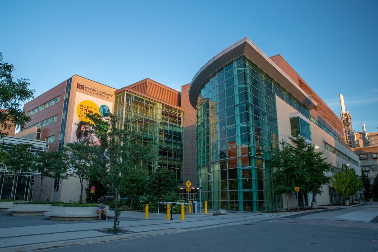 Angled view of the main entrance of MDCL.