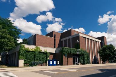 Angled view of the side of PC.