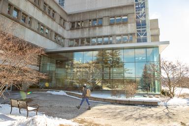 Close up of the HSC main entrance.